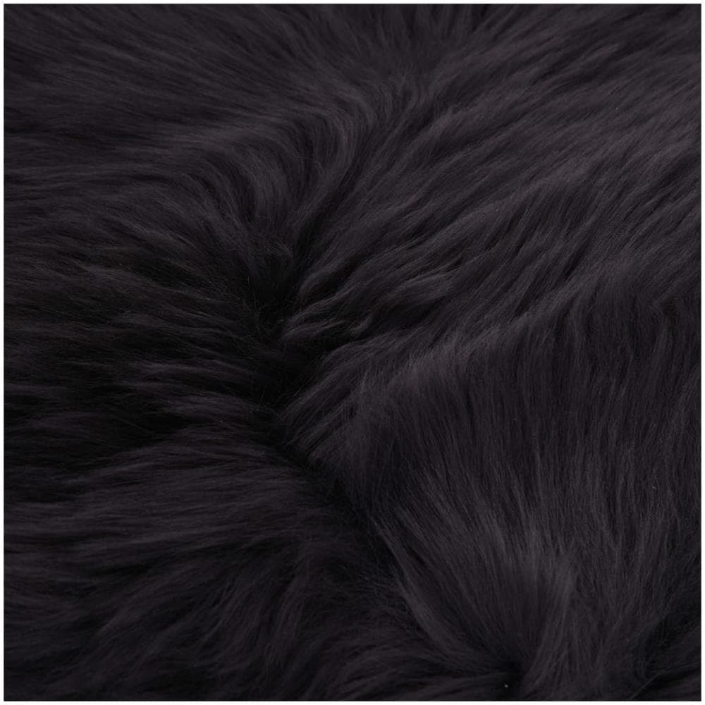Cuscini Sedie 2pz Grigio Scuro 40x40cm Vera Pelle di Montone - Foto 2