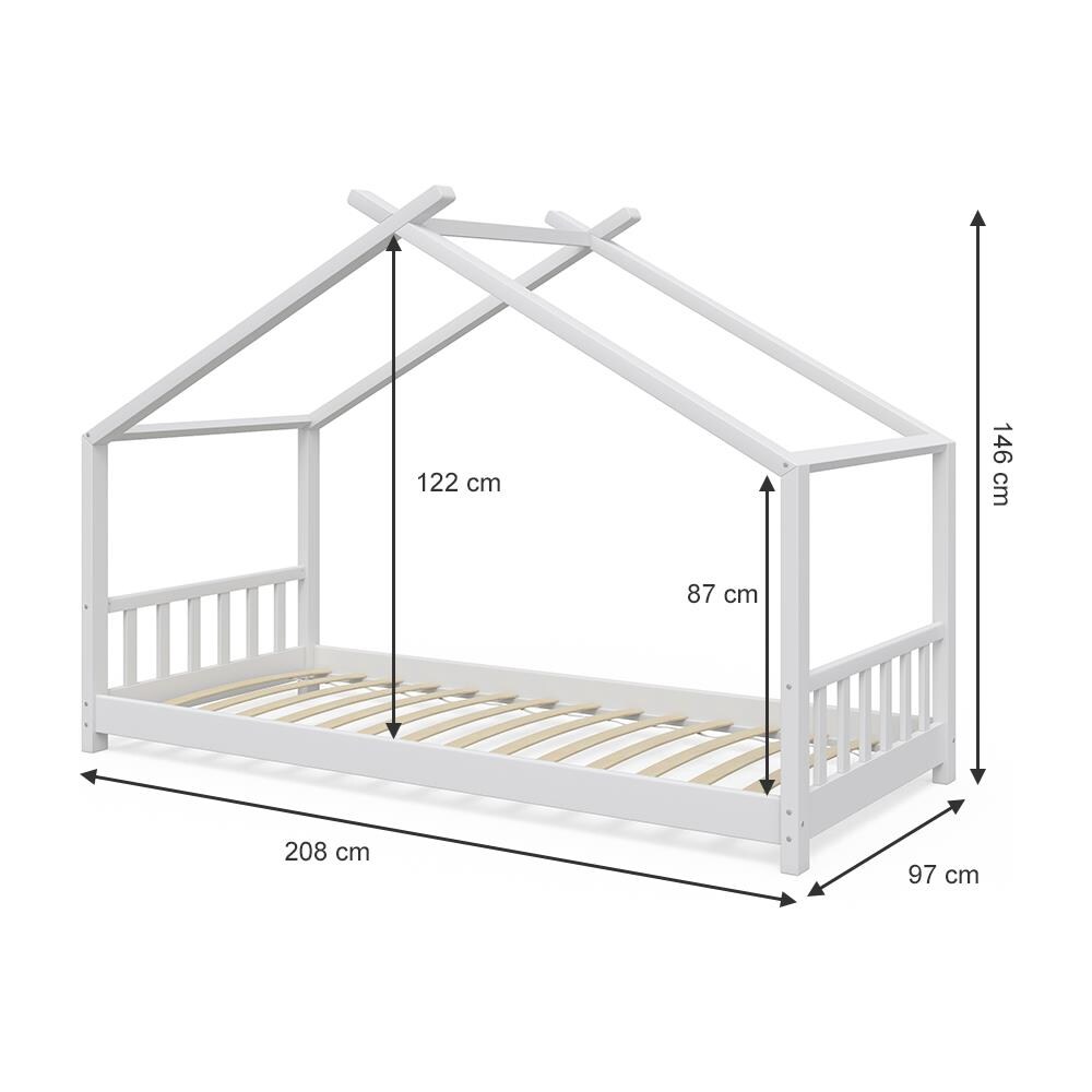 rete a doghe in legno Letto per Bambini VitaliSpa Lettino Design 90 x 200 cm Bambini Lettino Legno Casa Dormire Letto da casa Letto giocattolo incl rete a doghe in legno Letto per Bambini VitaliSpa Lettino Design 90 x 200 cm Bambini Lettino Legno Casa Dormire Letto da casa Letto giocattolo incl