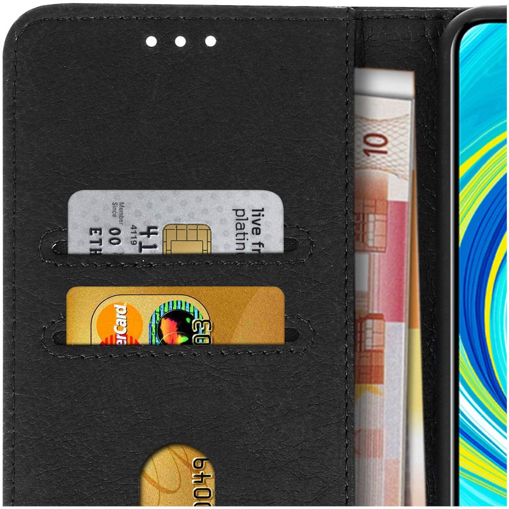 Custodia Xiaomi Redmi Note 9s / 9 Pro / 9 Pro Max Portadocumenti Supporto Nero - Foto 2