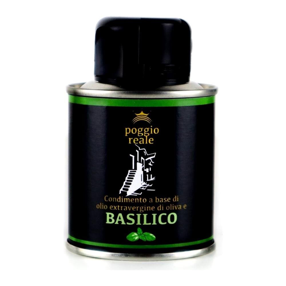 Poggio Reale Condimento Olio Extravergine Di Oliva Basilico Litri 0,100 - Foto 1