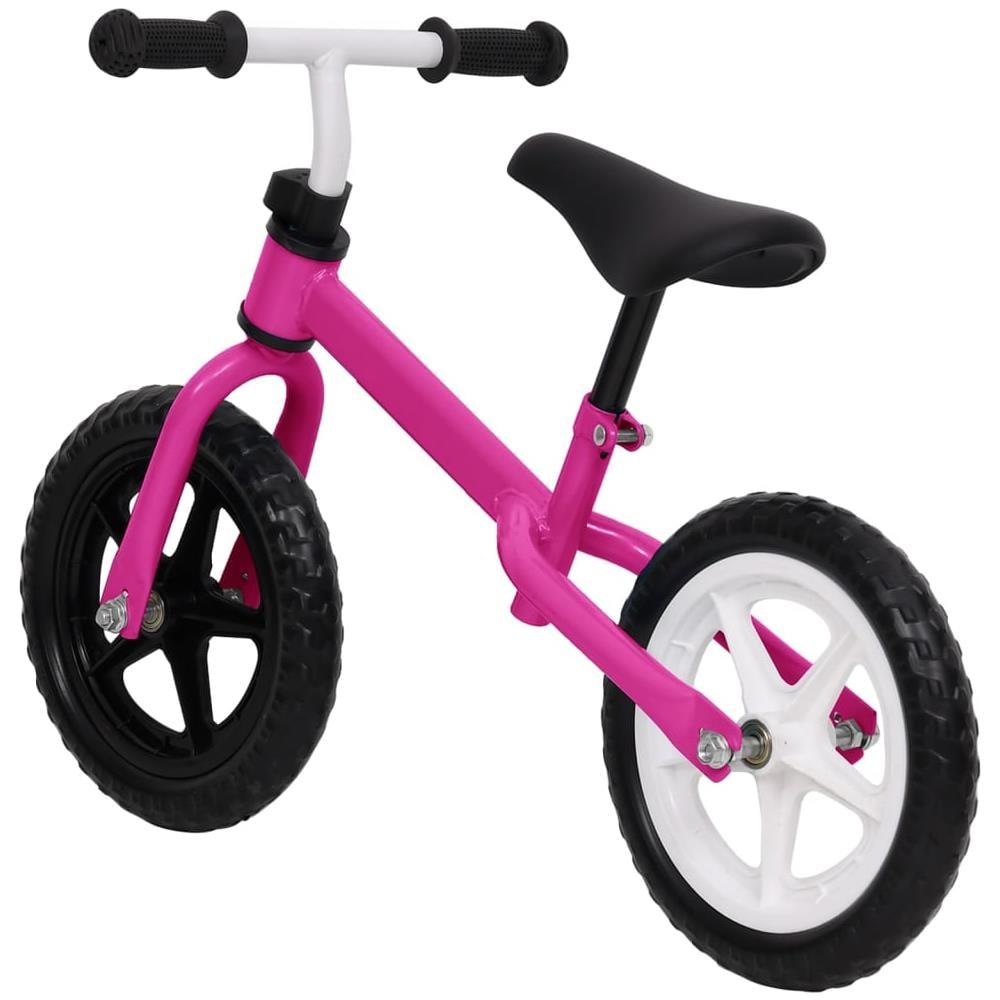 Bicicletta Senza Pedali con Ruote da 12 Pollici Rosa - Foto 3