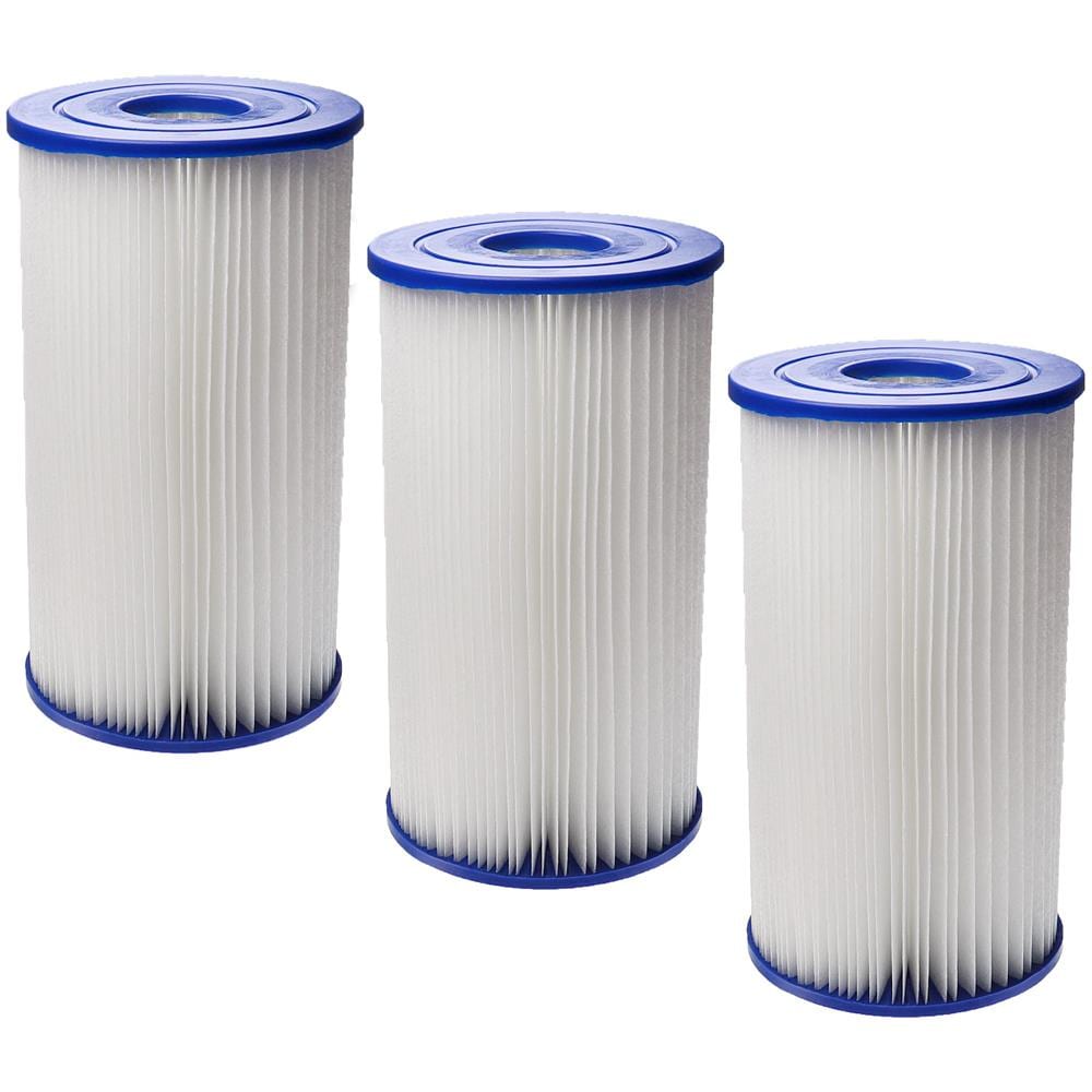 Vhbw 6x Cartuccia Filtro Compatibile Con Intex B1 Piscina, Pompa Filtro Filtro Dell Acqua Bianco Blu 84382435