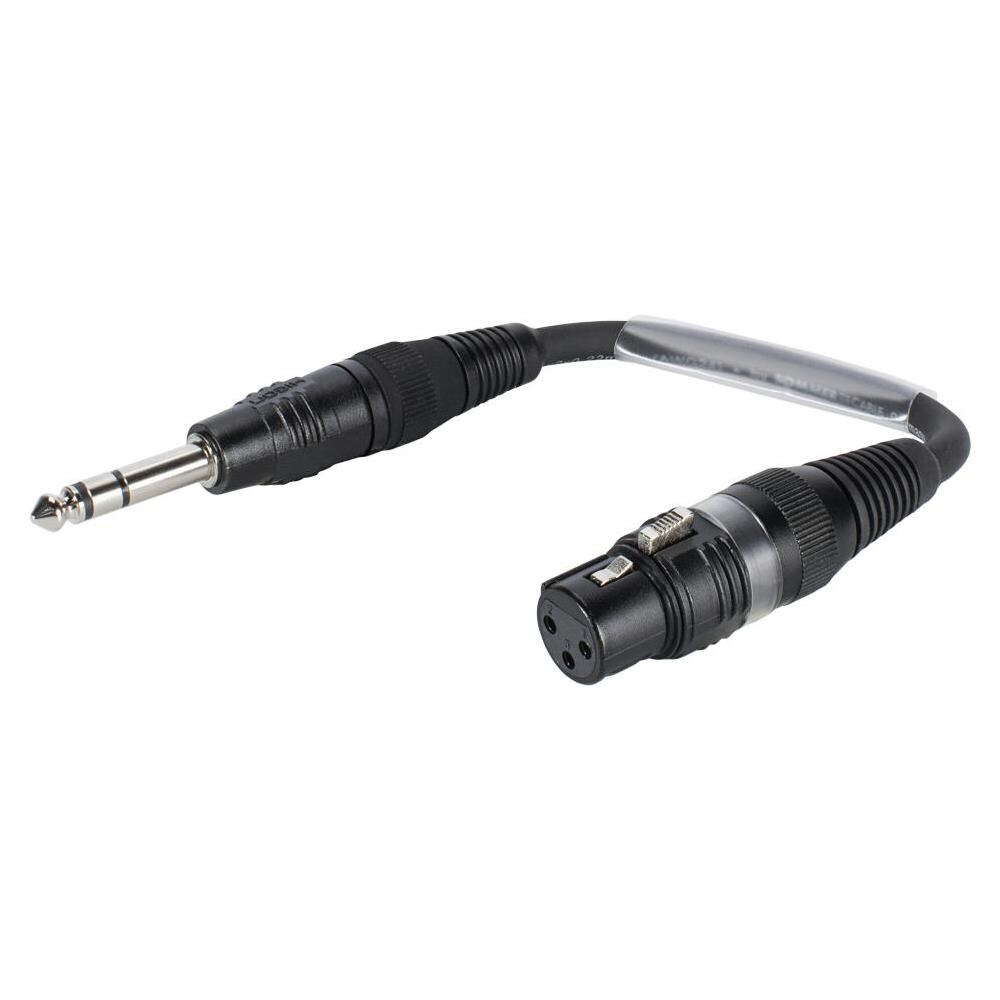 Cavo adattatore Xlr (f) / Jack Stereo 0,15 m - Foto 1
