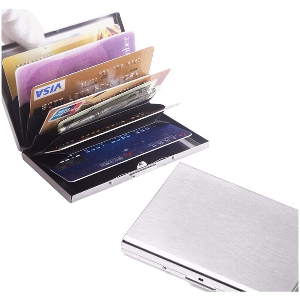 Porta Carte Rfid Con 6 Slot Per Carte Silver - Foto 2