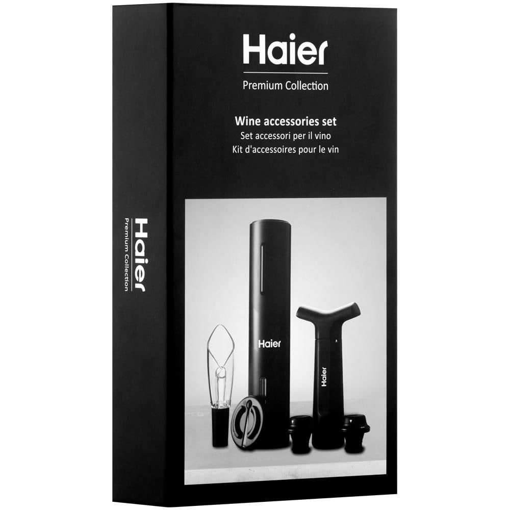 Set da Vino Premium Collection Composto da Apribottiglie Elettrico Ricaricabile, Aeratore Salvagocce, Tagliacapsule, Pompetta Sottovuoto e 2 Tappi - Foto 8