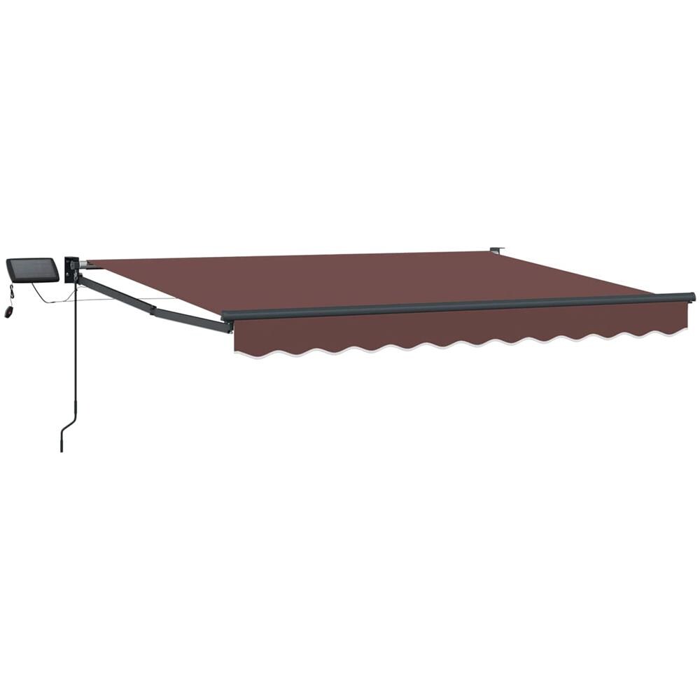 Tenda retrattile manuale con LED 3,5 x 2,5 m - Foto 1