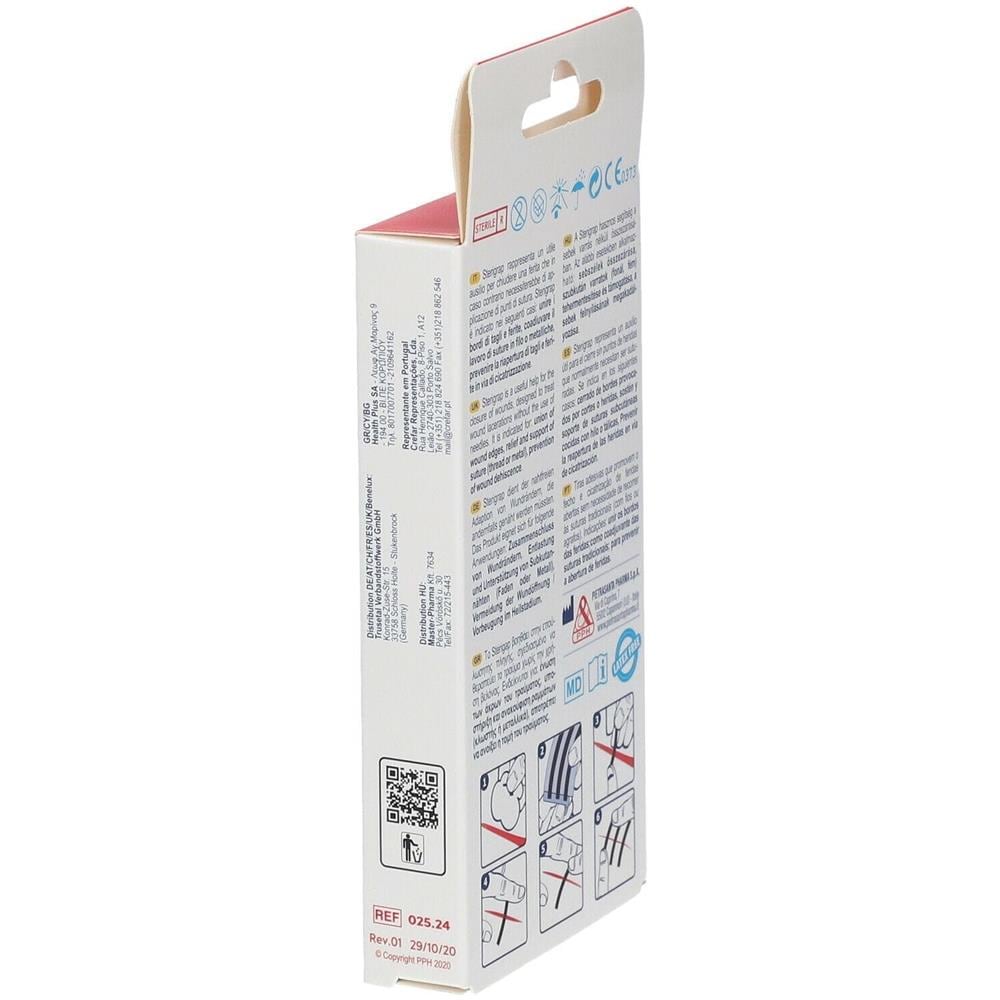 Sterigrap Strip Adesivo Sutura Ferite 75X3 mm 10 Pezzi - Foto 1