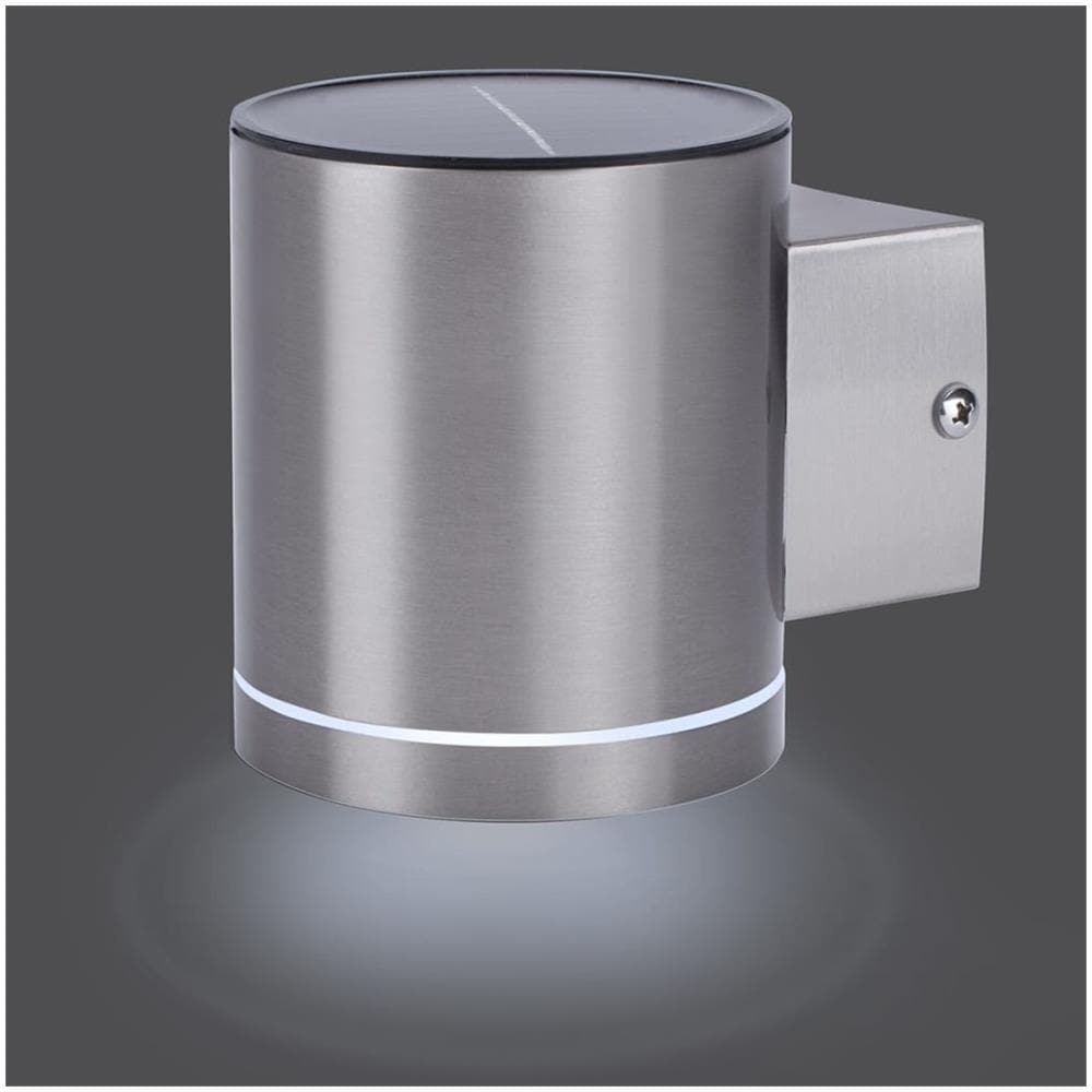 Applique Solare con Sensore 0,5 W Argento GWS-001-DS - Foto 2
