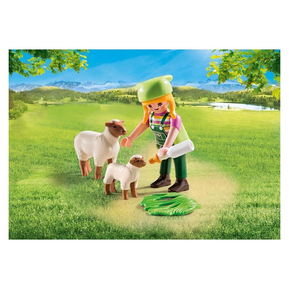 9356 - Special Plus - Ragazza Con Pecora E Agnellino - Foto 2