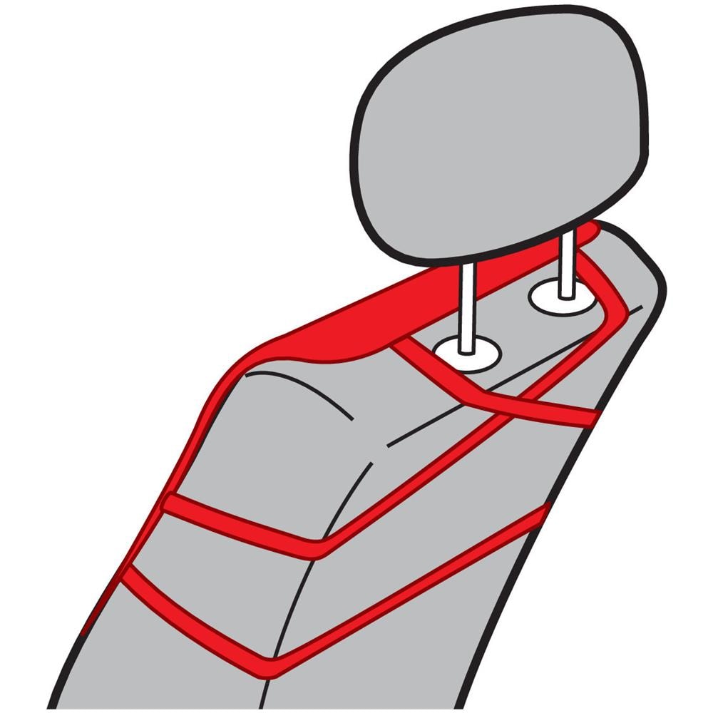 Fresco Drive, Coppia Schienali Anteriori - Nero-antracite - Foto 3