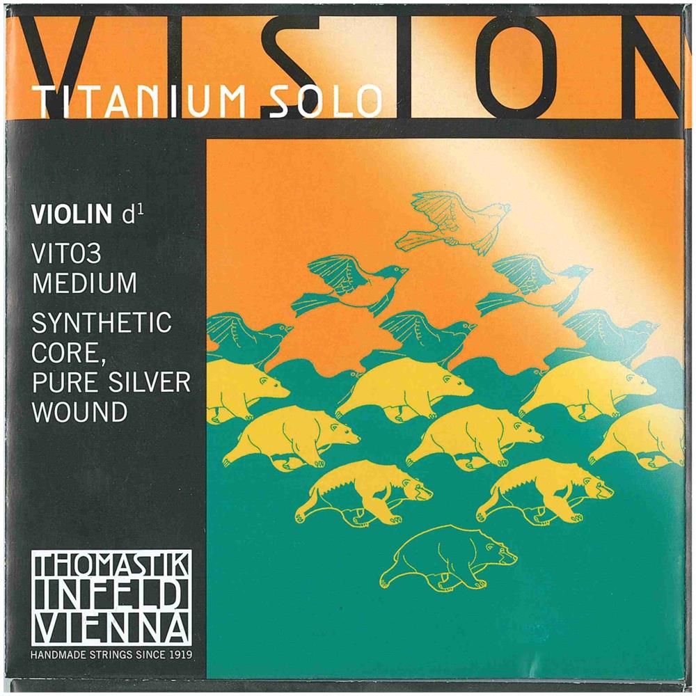 Corda Violino Vision Titanium Solo Vit03 Re 4/4 - Foto 1