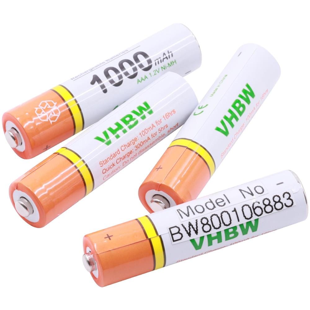 4x Batteria AAA micro per Telekom Sinus DUO CA37 Duo Trio CA
