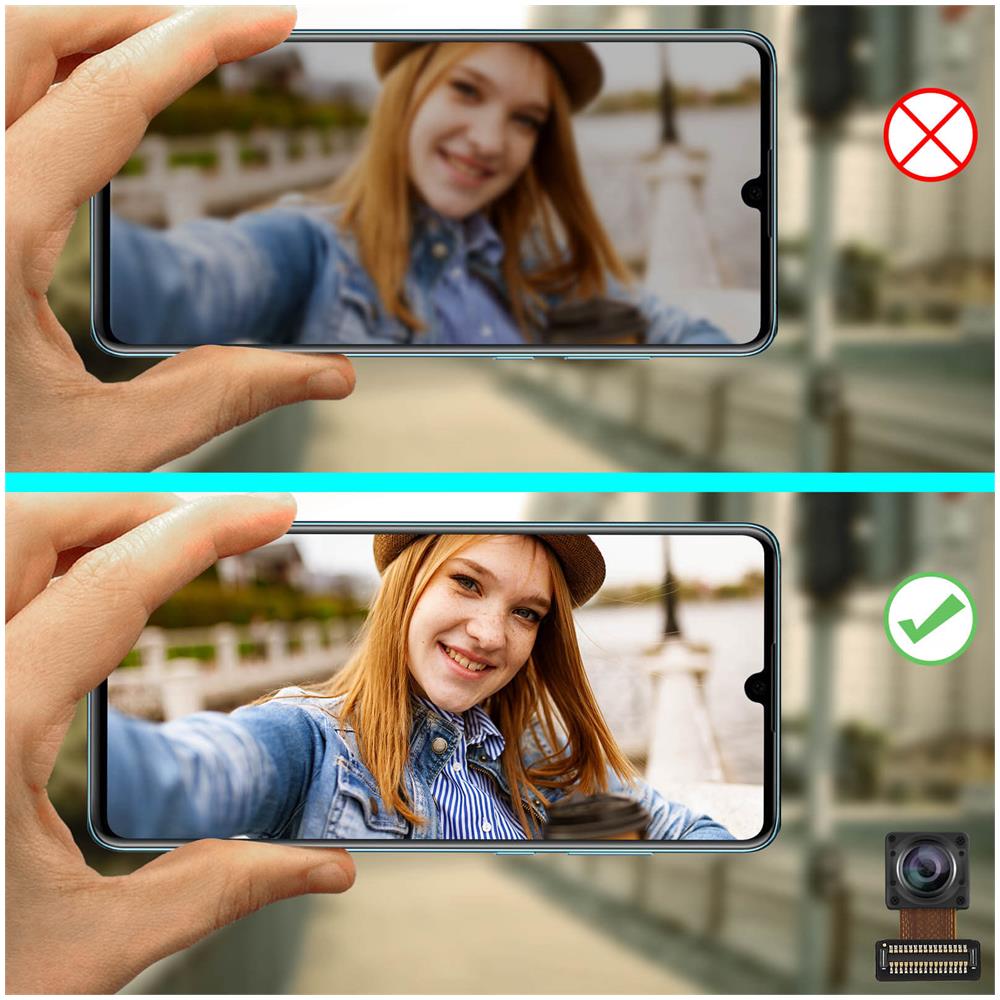 Fotocamera Anteriore Huawei P30 Lite Obiettivo Frontale + Connettore Flat - Foto 2