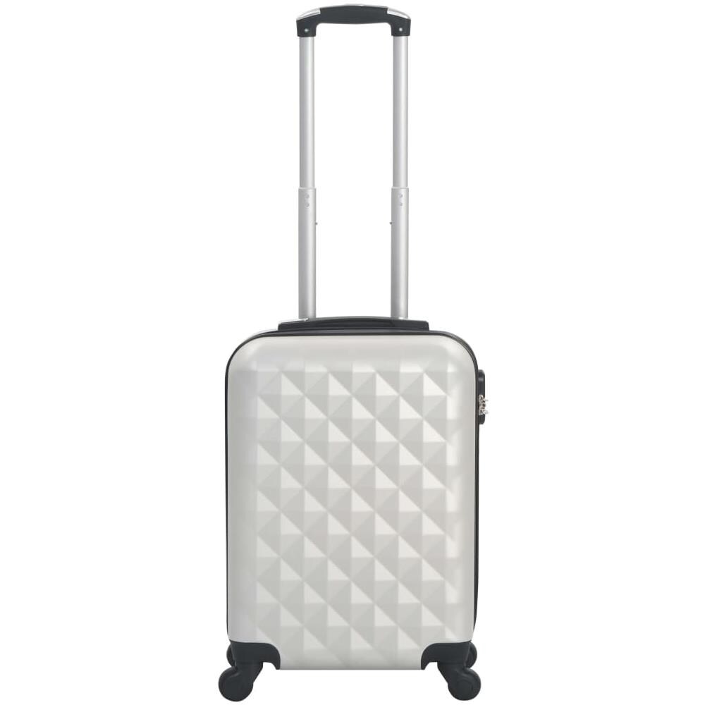 Trolley A Custodia Rigida Argento Lucido Abs - Foto 2