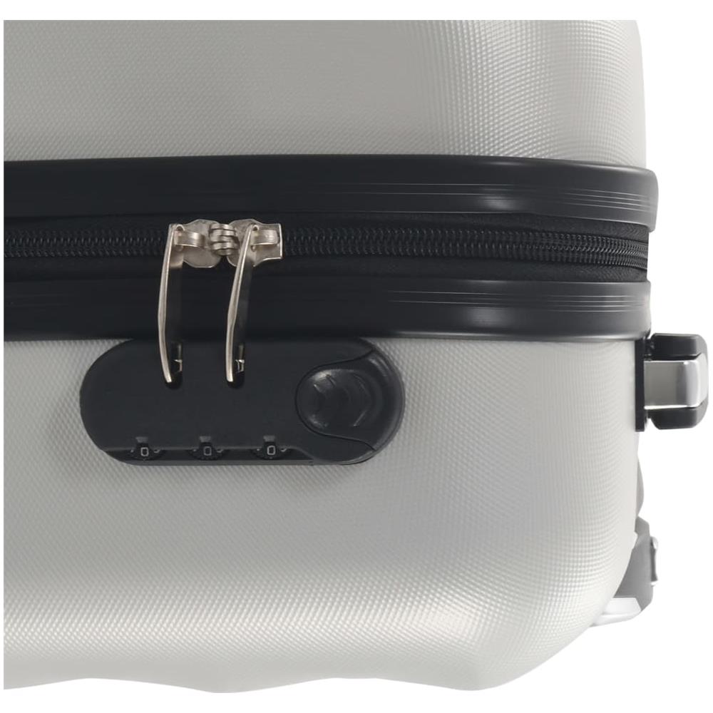 Trolley A Custodia Rigida Argento Lucido Abs - Foto 7