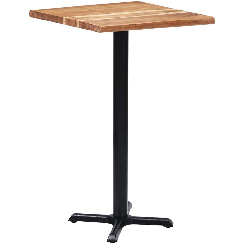 Gamba Per Tavolino Da Bar Nero 56x56x107 Cm In Ghisa - Foto 2