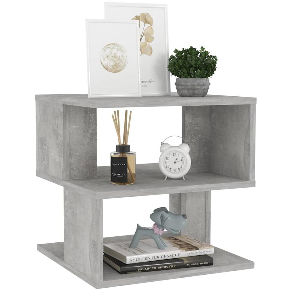 Tavolino Grigio Cemento 40x40x40 cm in Legno Multistrato - Foto 2