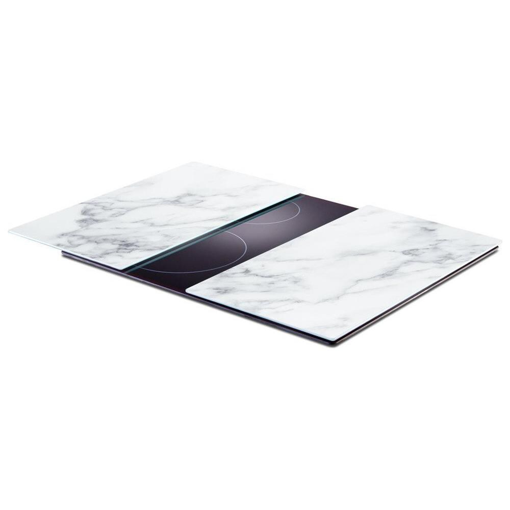 Piastra In Vetro Marmo Nero Per Piano Cottura — 2 Pezzi, Zeller - Foto 2