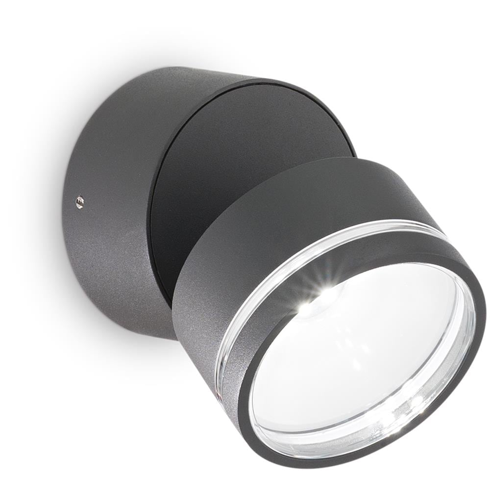 Omega Ap Round Antracite 3000k Lampada Applique - 285450 - Foto 1