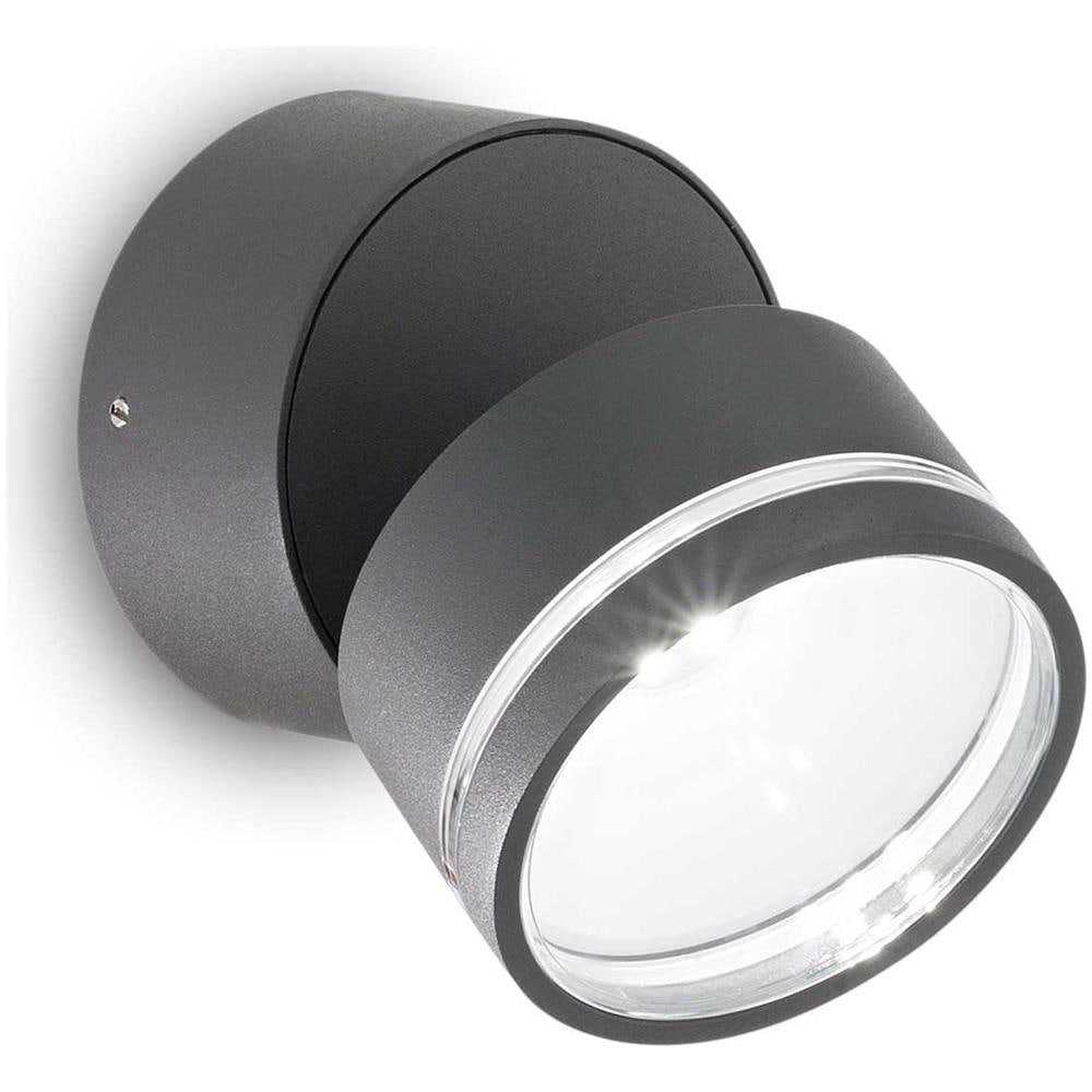 Omega Ap Round Antracite 3000k Lampada Applique - 285450 - Foto 2