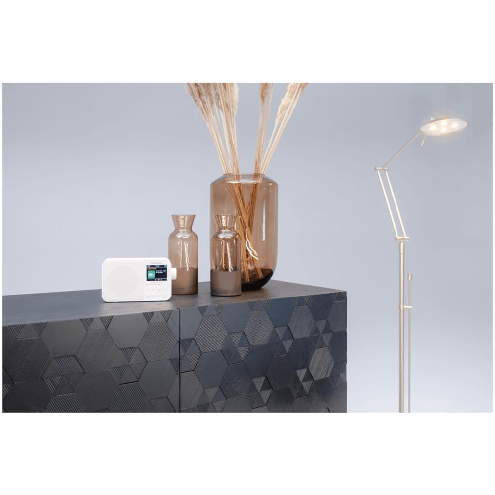 Radiosveglia Digitale Portatile CR-M30DAB DAB / DAB+ / FM RDS Bluetooth Colore Bianco - Foto 5