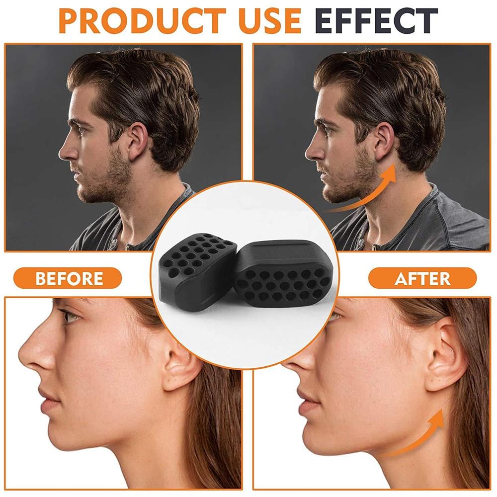 Esercitatori Per Mascelle 2 Pezzi Nero - Foto 2