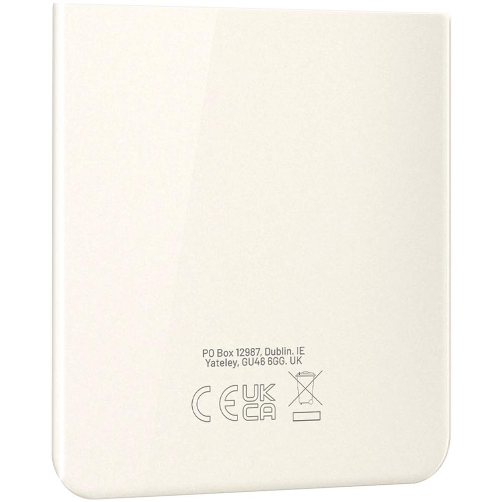 Vetro Posteriore Inferiore Per Galaxy Z Flip5 Originale Cream - Foto 1