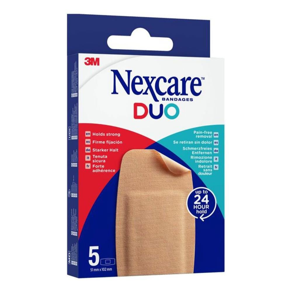 Medicazioni Maxi X5 Nexcare Duo Tenere 24h - Foto 1