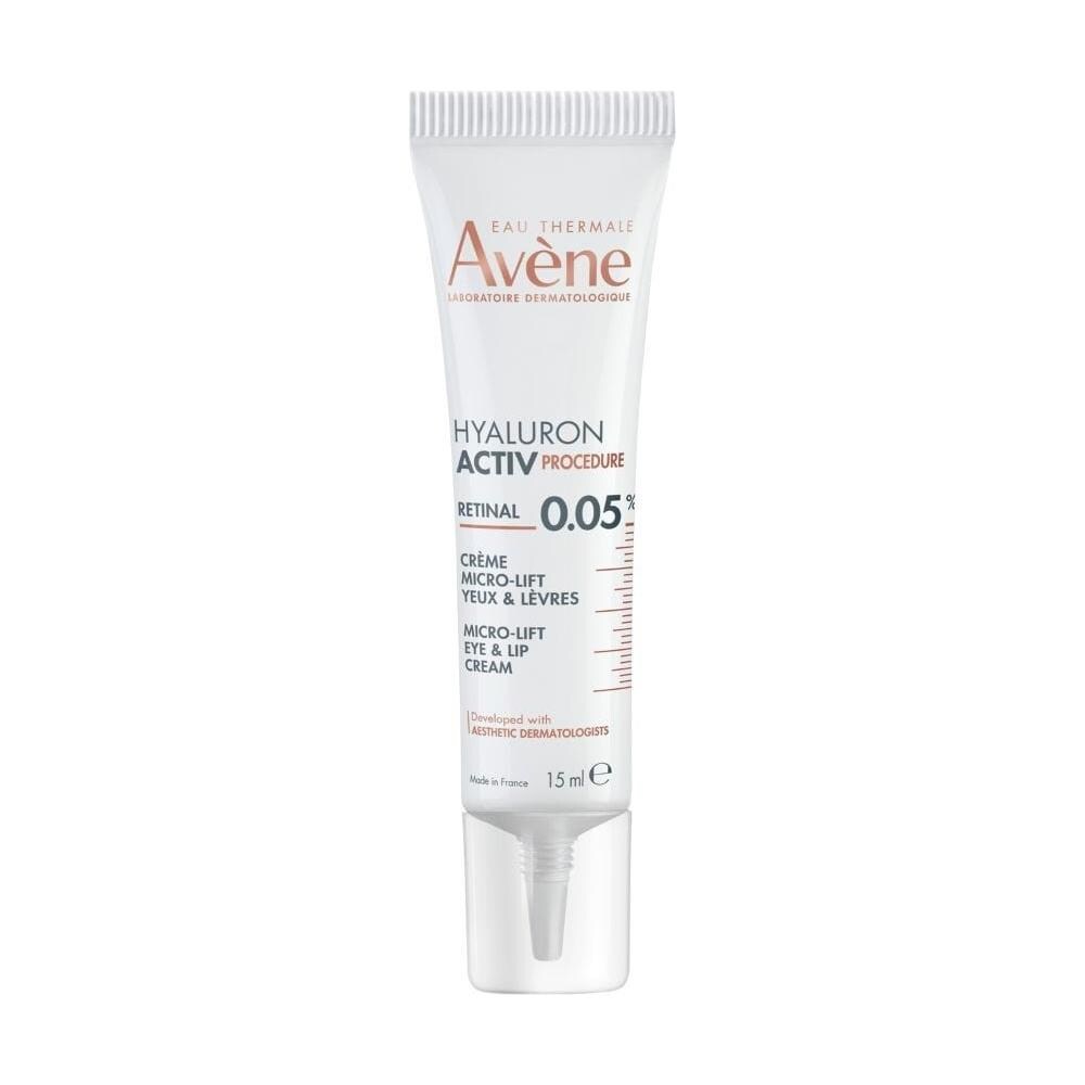Eau Thermale Hyaluron Activ Procedure Micro Lift Crema Labbra & Occhi, Effetto Lifting Occhi, Corregge Rughe e Rughe Profonde, con Retinal, Niacinamide, Acido Ialuronico, 15ml - Foto 1