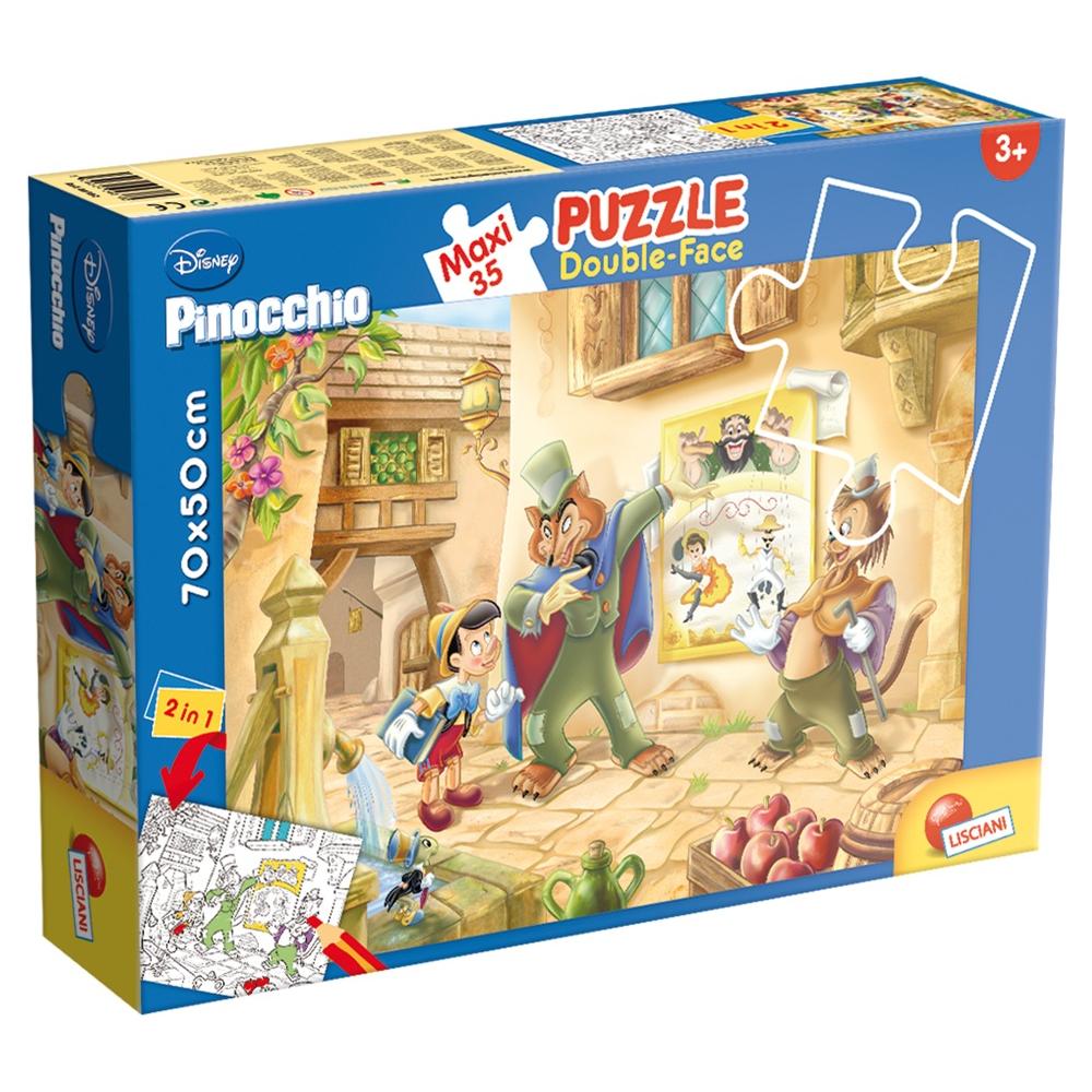 Pinocchio - Puzzle Double-Face Supermaxi 35 Pz - Foto 1