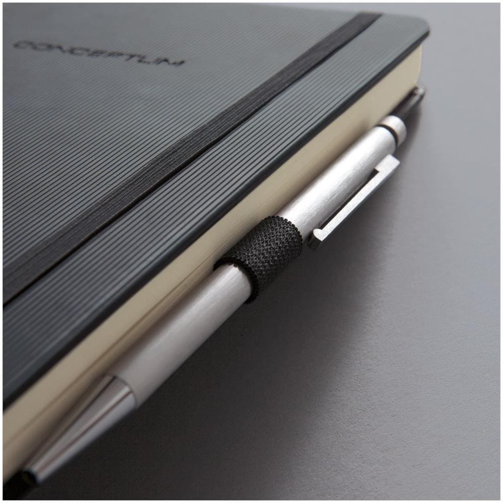 taccuino 225x315mm a righe nero 194pag. hardcover conceptum pure sigel - Foto 1