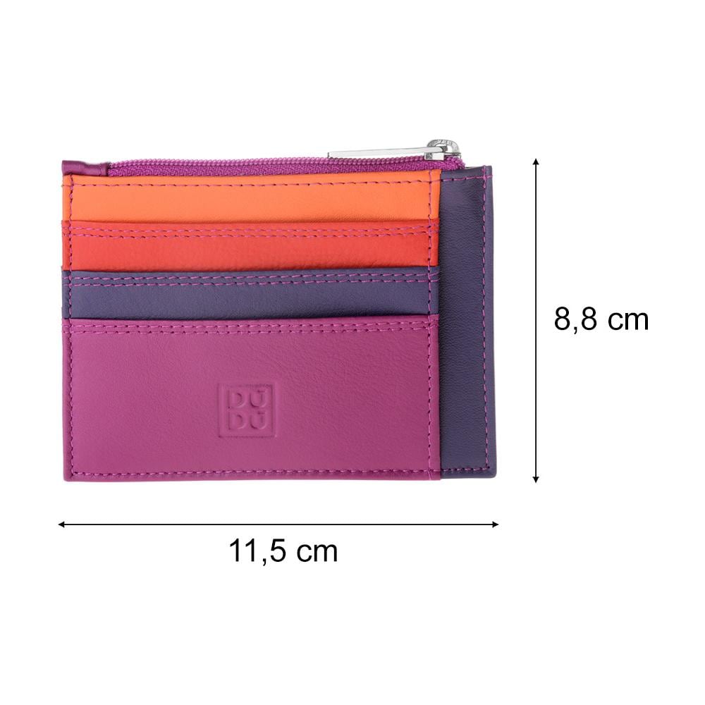 Portafoglio Etui Per Carte Con Scomparto Zip In Pelle Naturale - Su Ordinazione - Foto 2