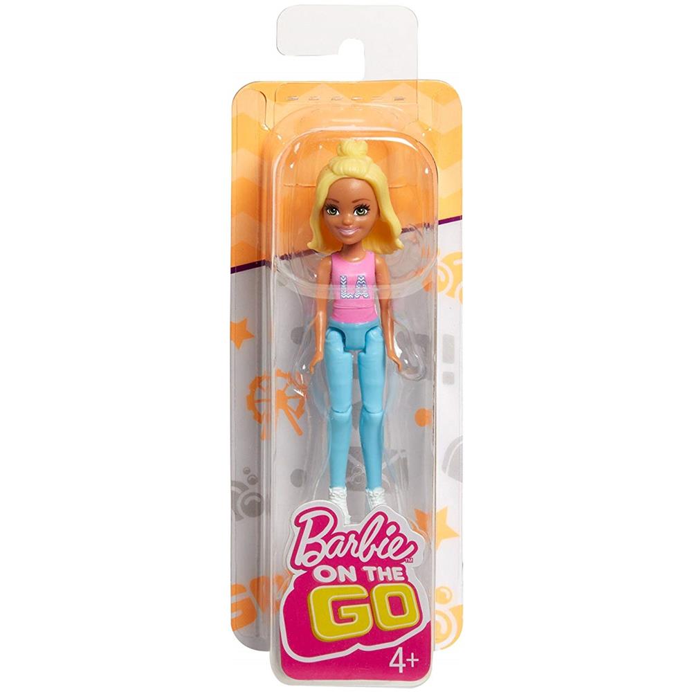 FHV57 Barbie On The Go - Bionda con Canottiera Rosa - Foto 1