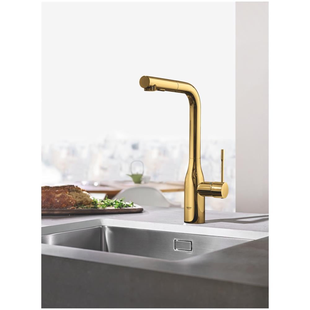 Miscelatore da cucina Monocomando per lavello Essence 30270GL0 Colore Oro Lucido - Foto 3