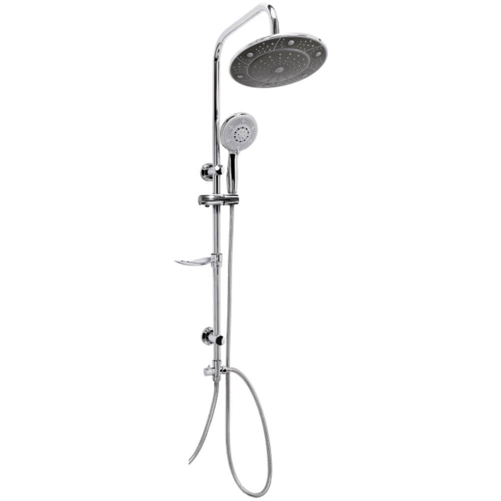 Esposto Bagno Miscelatore Doccia A piùggia Valvola Pole Set Rubinetto Multifunzione - Foto 1