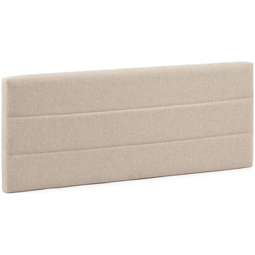 Testiera imbottita con pannello decorativo - Parete imbottita 91cm beige