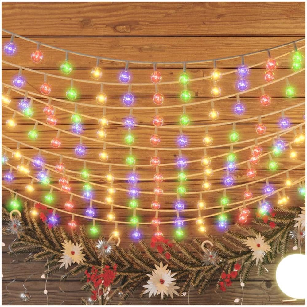 Filo Di Luci Sferiche 20m 200 Led Colorate 8 Funzioni - Foto 3