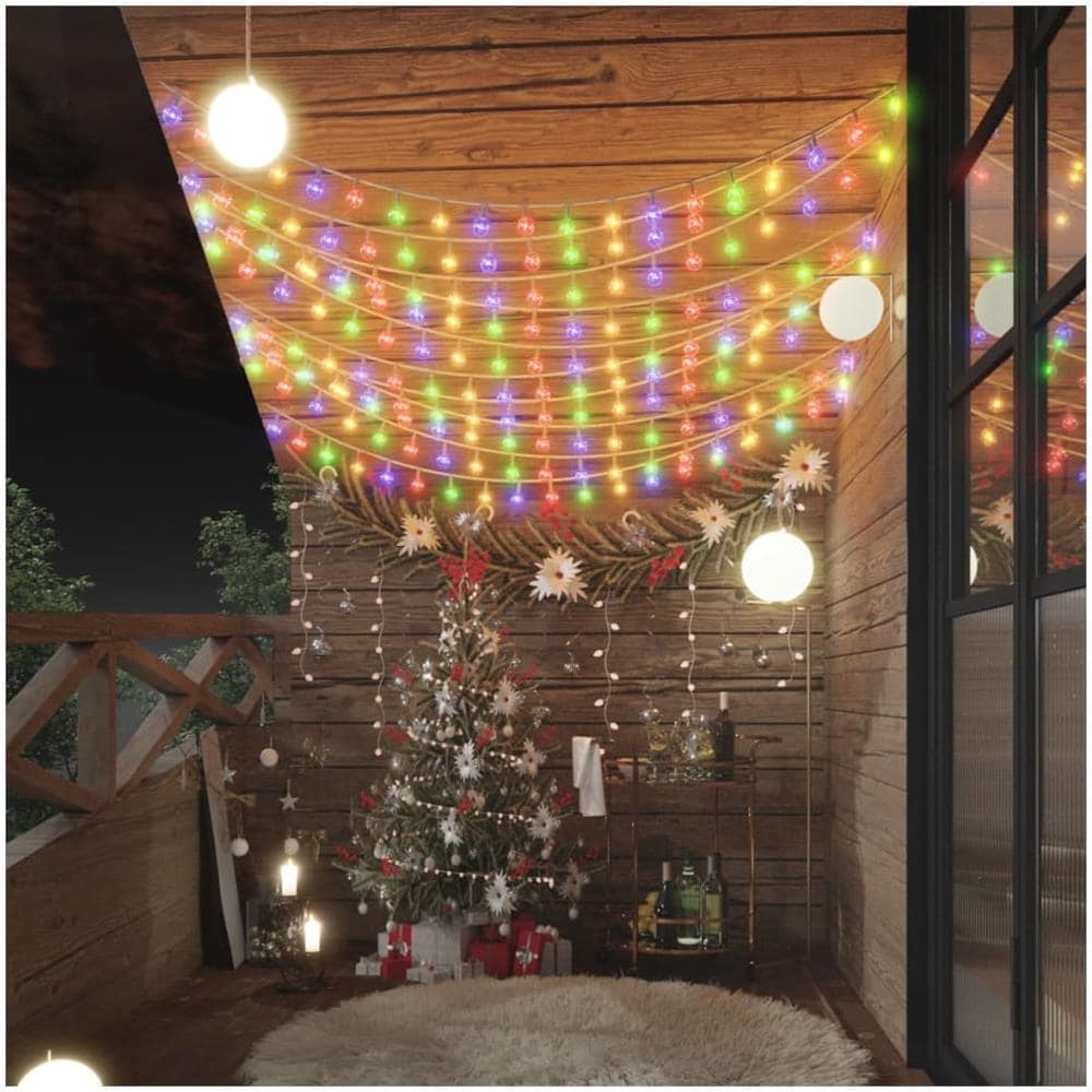 Filo Di Luci Sferiche 20m 200 Led Colorate 8 Funzioni - Foto 1