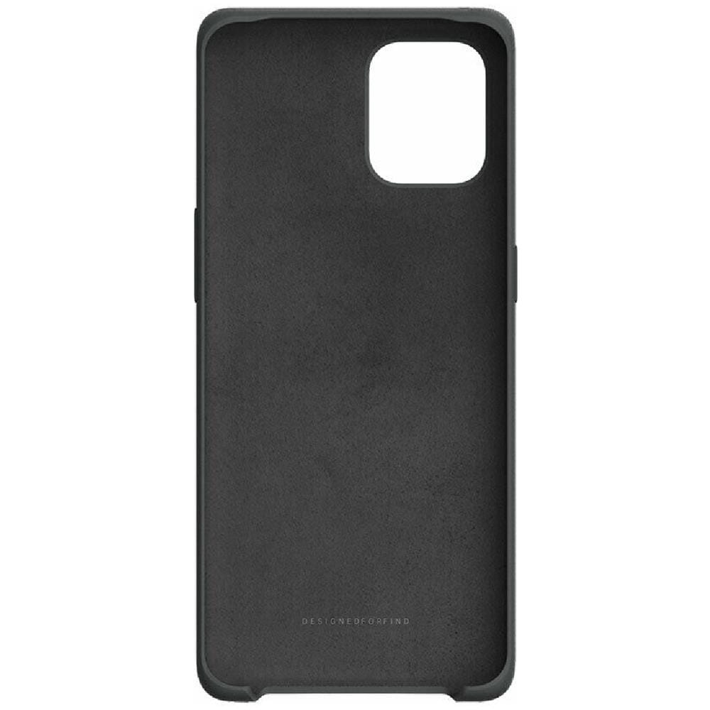 Cover Liquid Silicon Case Custodia Find X3 Pro Cph2173 Nero - Foto 2