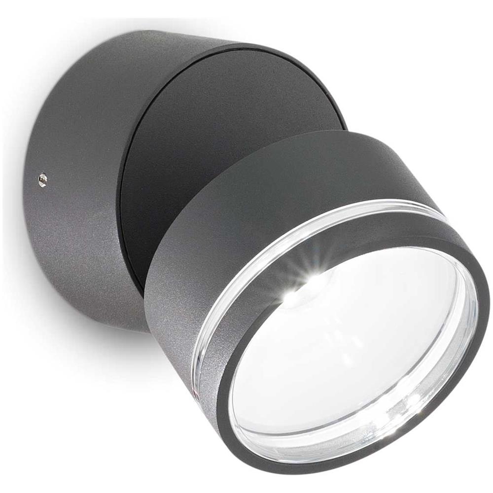 Omega Ap Round Antracite 4000k Lampada Applique - 285467 - Foto 2