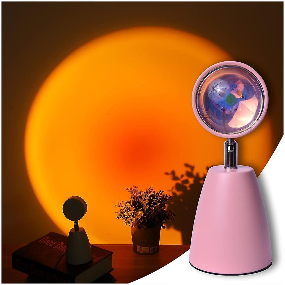 Proiezione del tramonto a LED,rotazione di 180°,effetto visivo romantico,proiettore del tramonto,lampada da terra moderna,luce notturna per soggiorno | Leroy Merlin