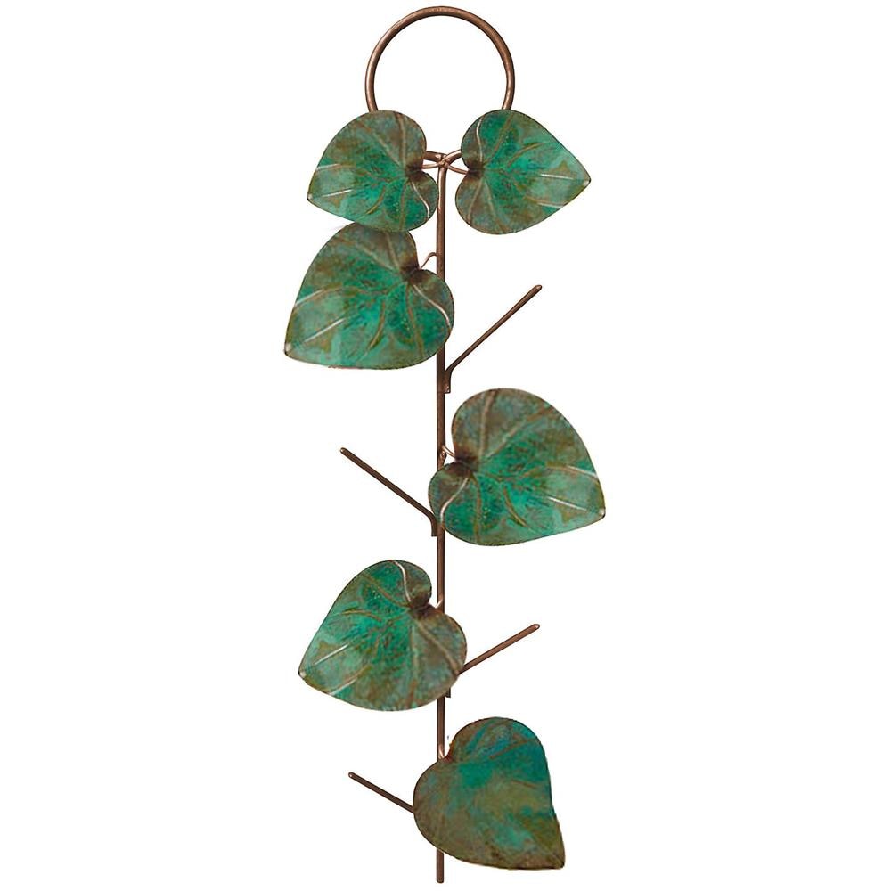 Circular Copper Color Wind Chimes With Nature Scenes & Bell In Assorted Styles - Foto 3