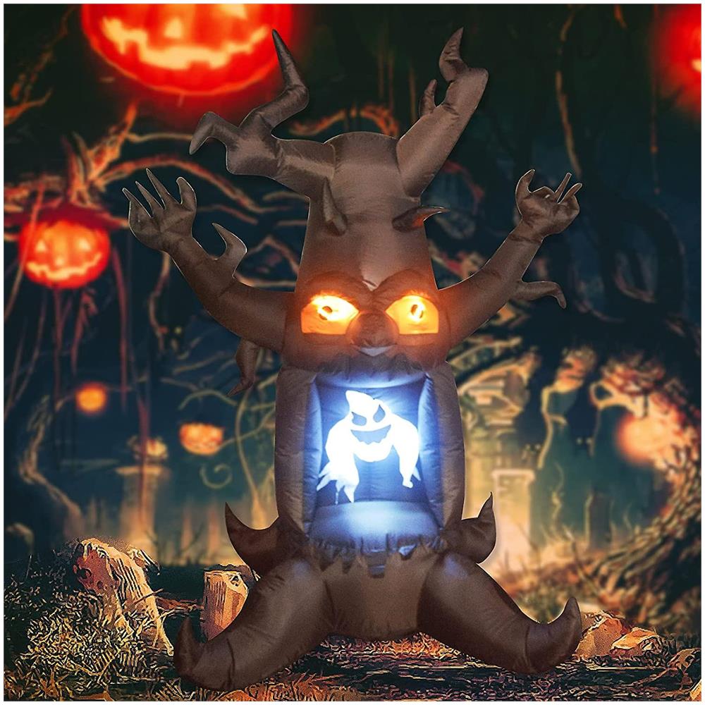 Decorazione animata del Tristo Mietitore di Halloween con luci e movimenti