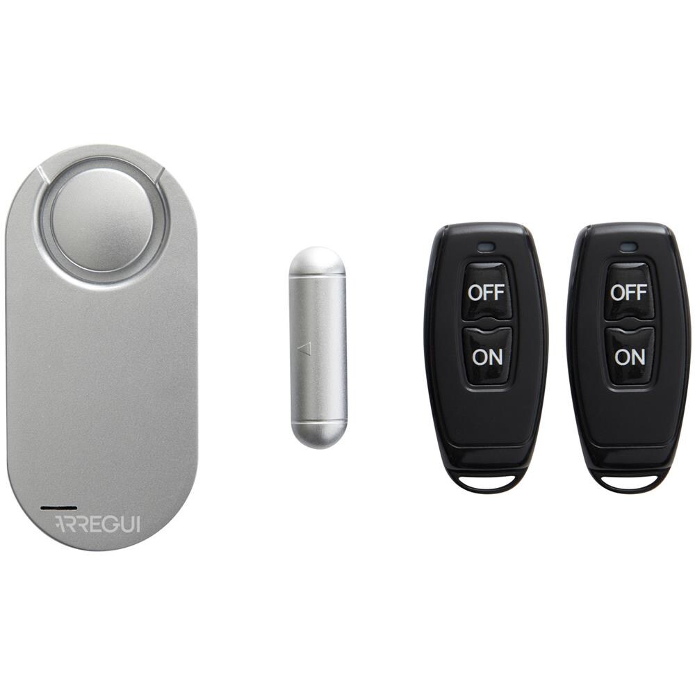 Al012 Allarme Per Casa E Abitazioni | Sensore Di Allarme Per Porte E Finestre Con 2 Telecomandi | Alarme Sonoro Wireless Con Batteria | Antifurto Porta | Bianco - Foto 2