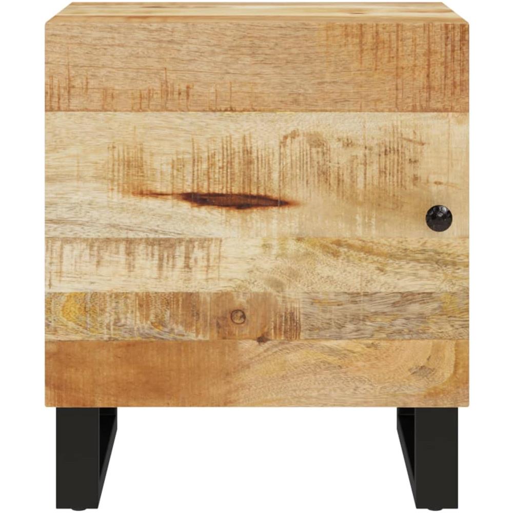 Comodino 40x33x46 Cm In Legno Massello Di Mango - Foto 3