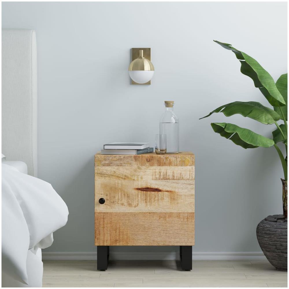 Comodino 40x33x46 Cm In Legno Massello Di Mango - Foto 1