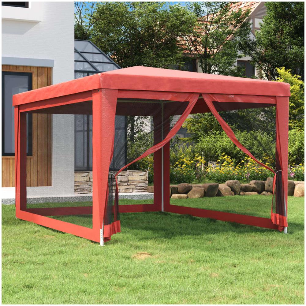 Tenda Per Feste Con Pareti Laterali In Rete 3x4 M Hdpe - Foto 1