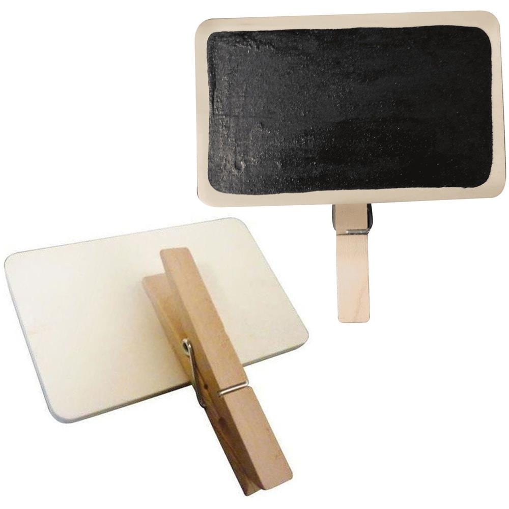 12 Mollette In Legno Con Tavolette 9 Cm - Foto 1