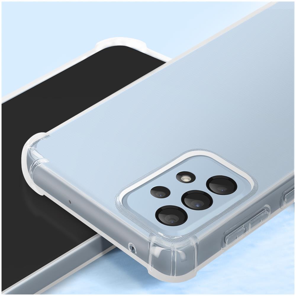 Cover Per Galaxy A33 5g Silicone Angoli Bumper Designed For Trasparente - Foto 4