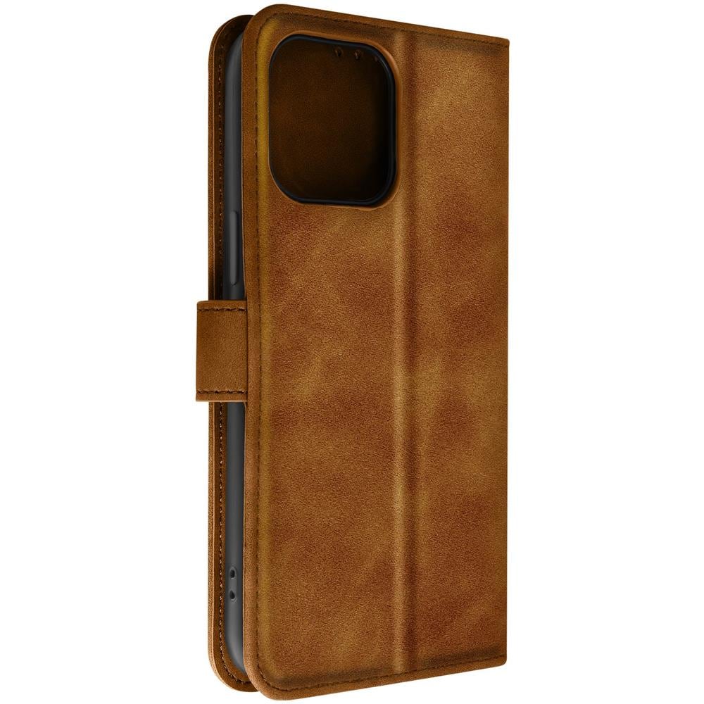 Custodia Per Iphone 14 Pro Max Porta-carte E Supporto Video Soft-touch Camel - Foto 1